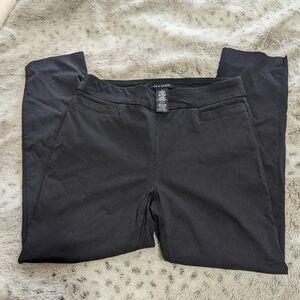 Black above the ankle dress pants